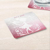 Little Fairy Floral Paper Onderzetter (Schuin)