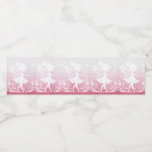 Little Fairy Floral Waterfles Etiket (Enkel label)