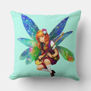 Little Fairy Playing Instrument Kussen