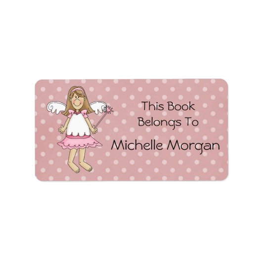Little Fairy Princess Bookplate Label (Voorkant)