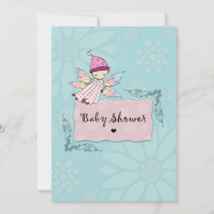 Little Fairy Schattige Baby Girl Baby shower Uitno Kaart