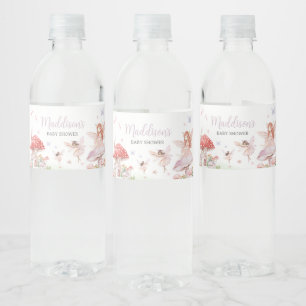 Little Fairy Whimsical Baby shower Waterfles Etiket