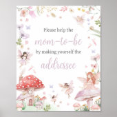 Little Fairy Whimsical Envelope Station Poster (Voorkant)