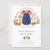 Little Farmer Baby Shower Invitation (Devant)