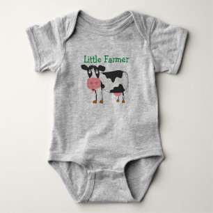 Little Farmer Cow Bodysuit