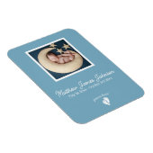 Little Feet Baby Memorial begrafenisfoto Magneet (Rechterzijde)
