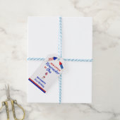 Little Firecracker 1st Birthday 4th of Juli Cadeaulabel (Met Touw)