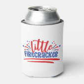 Little Firecracker 4 juli Blikjeskoeler (Blikje Voorkant)