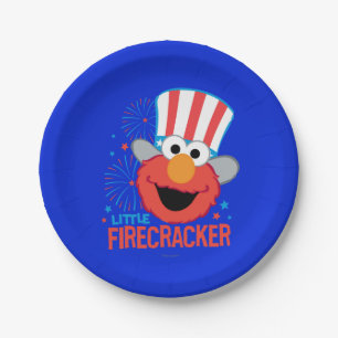 Little Firecracker Elmo Papieren Bordje