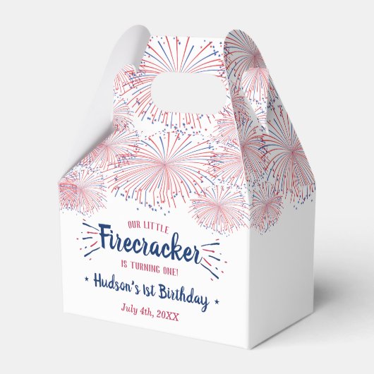 Little Firecracker op 4 juli 1991 Bedankdoosjes (Voorkant Zijde)