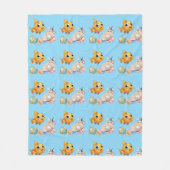 Little Fish Fleece Blanket (Voorkant)