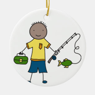 Little Fisherman Keramisch Ornament