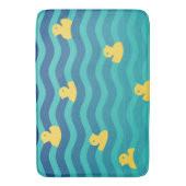 Little Floating Yellow Ducks Badmat (Voorkant Verticaal)