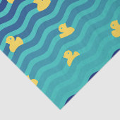 Little Floating Yellow Ducks Tissuepapier (Detail)