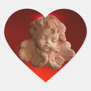 LITTLE FLORENTINE ANGEL HEART HART STICKER