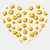 Little flowers hart sticker (Voorkant)