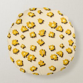 Little flowers rond kussen