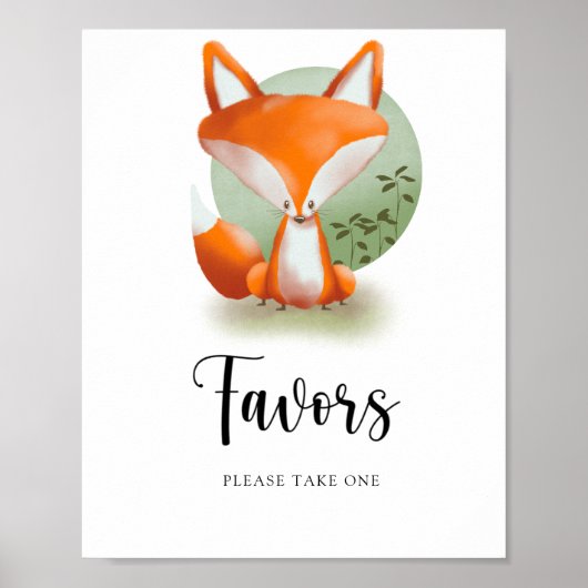 Little Fox arrive en chemin \ Affiche de cadeaux (Devant)