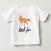 Little Fox Baby Baseball Tshirt (Voorkant)