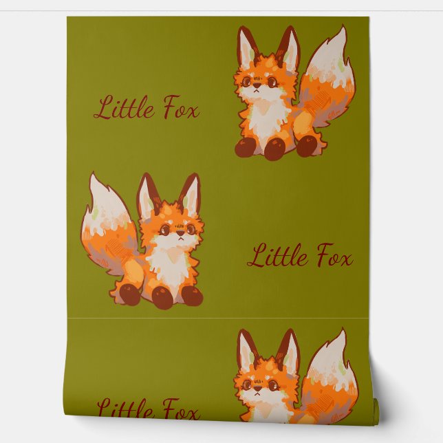 Little Fox Behang (Afrollen)