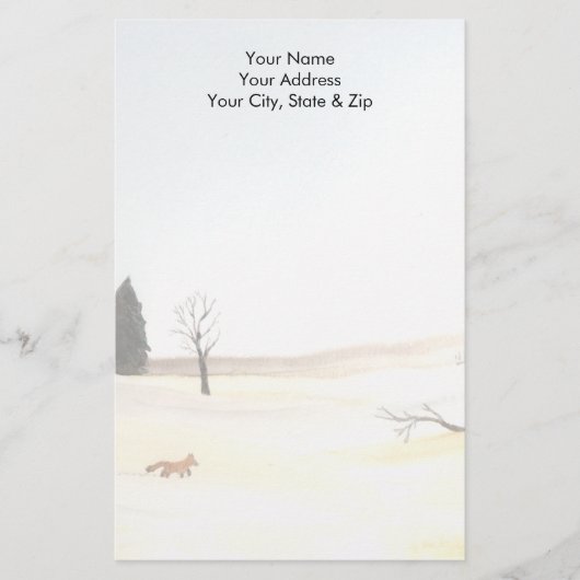 Little Fox Briefpapier (Voorkant)