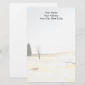 Little Fox Briefpapier (Voorkant / Achterkant)