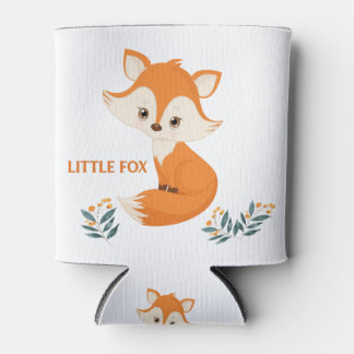 Little Fox, Cute Woodland Animal, Koelbox Blikjeskoeler