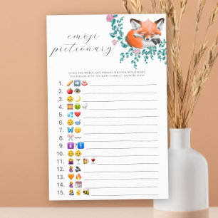 Little fox - Emoji pictionary spel