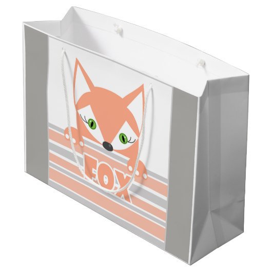 Little Fox Groot Cadeauzakje (Achterkant Gekanteld)