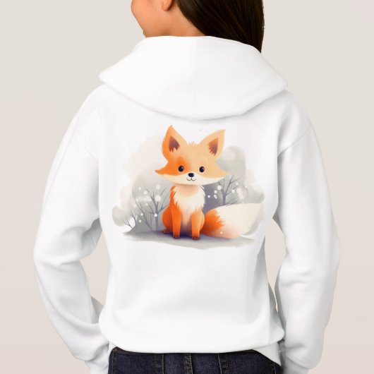 Little fox in winter, personalized (Dos)