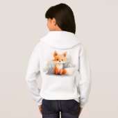Little fox in winter, personalized (Dos entier)