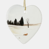 Little Fox Keramisch Ornament (Rechts)