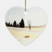 Little Fox Keramisch Ornament (Achterkant)