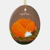 Little Fox | Kute Keramisch Ornament (Rechts)