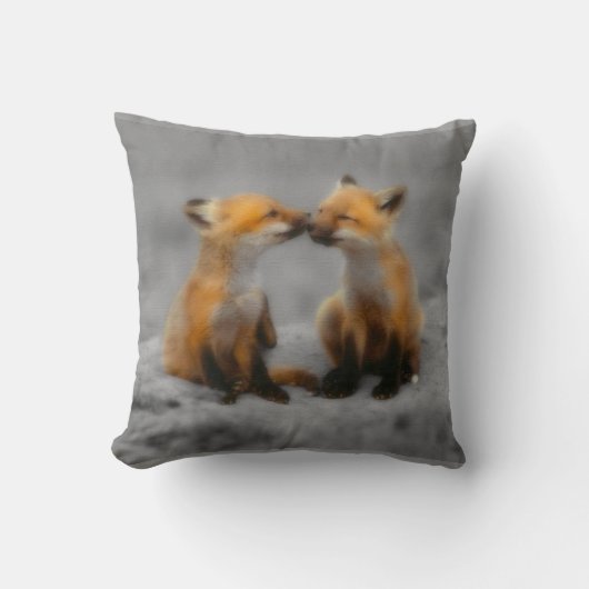 Little Fox Love Kussen (Voorkant)