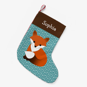 Little Fox Personalized Kleine Kerstsok