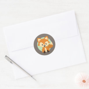 Little Fox Woodland Forest Stickers