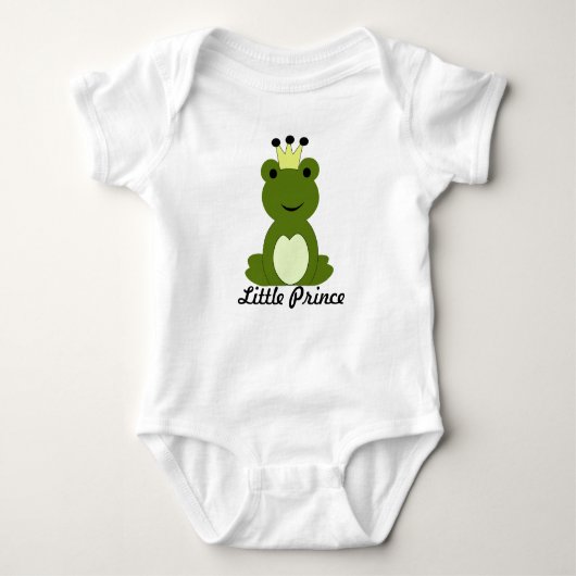 Little Frog Prince Baby Boy Romper (Voorkant)