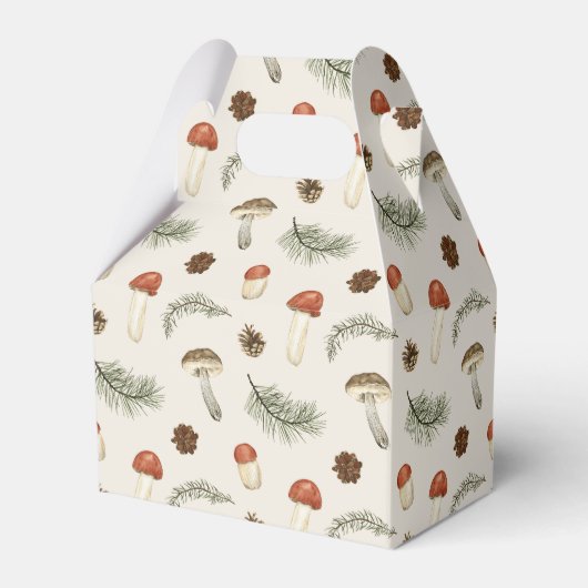 Little Fun Guy Mushroom Bee Boy Verjaardag Bedankdoosjes (Achterkant)