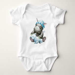 Little G the Baby Rhino Baby Onsie Romper