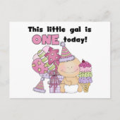 Little Gal is een Tshirts en geschenken Briefkaart (Voorkant)