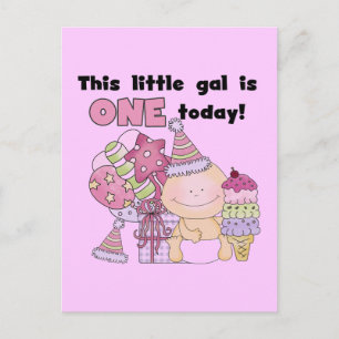 Little Gal is een Tshirts en geschenken Briefkaart