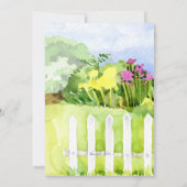 Little Garden Invitation Kaart (Achterkant)