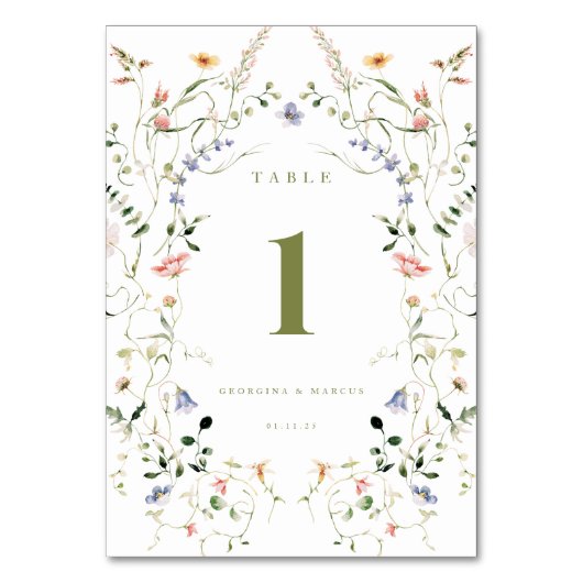 Little Garden Wedding Kaart (Voorkant)