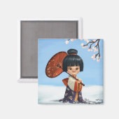 Little Geisha Magnet (Recto/Verso)