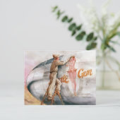 "Little Gem" Nose Art Briefkaart (Staand voorkant)