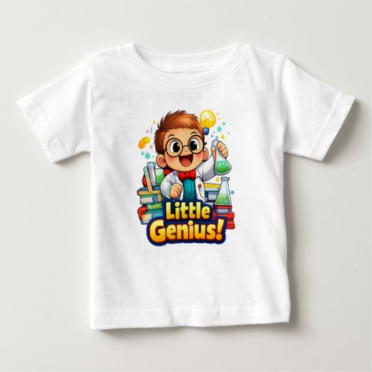 Little Genius Cute Baby Illustration (Voorkant)