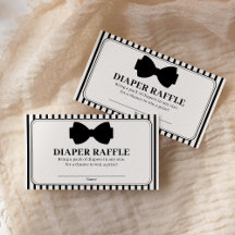 Little Gentleman Baby Shower Diaper Raffle