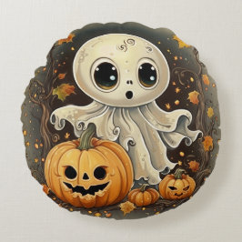 Little Ghost 2 Rond Kussen