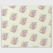 Little ghost celebration  cadeaupapier (Vlak)